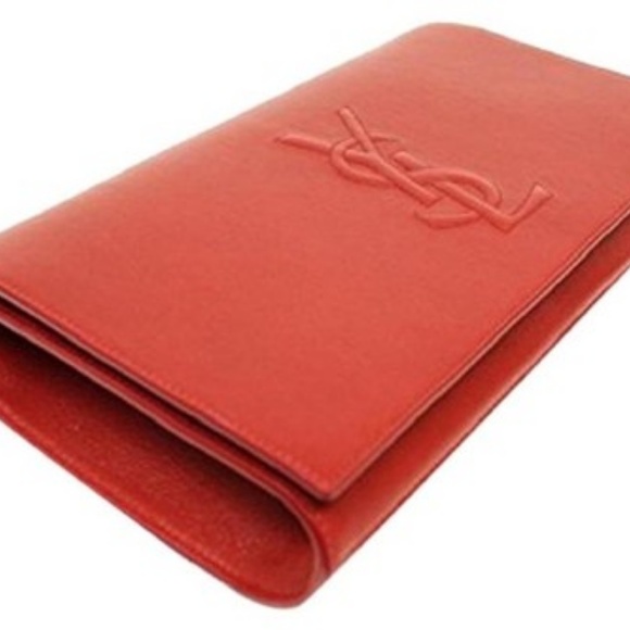***SOLD*** YSL Yves Saint Laurent Leather Clutch - Picture 2 of 8